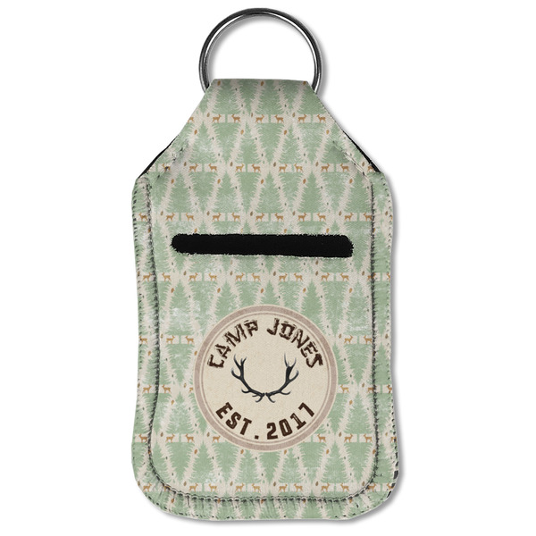 Deer Sanitizer Holder Keychain - Small (Front Flat)