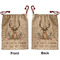 Deer Santa Sack - Front & Back (Personalized)
