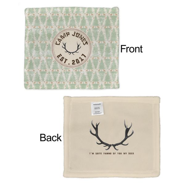 Deer Security Blanket - Front & Back View