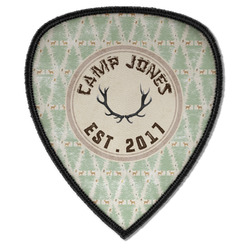 Deer Iron on Shield Patch A w/ Name or Text