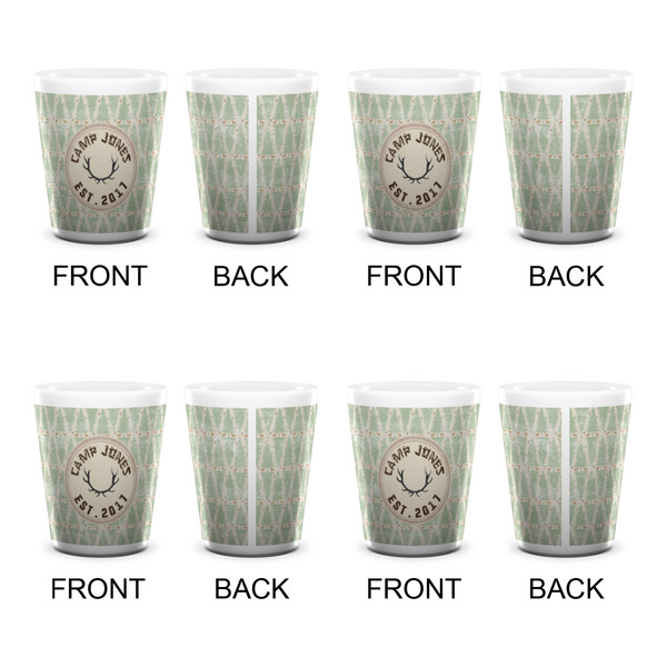 Deer Shot Glass - White - Set of 4 - APPROVAL