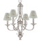 Deer Small Chandelier Shade - LIFESTYLE (on chandelier)
