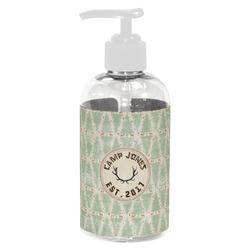 Deer Plastic Soap / Lotion Dispenser (8 oz - Small - White) (Personalized)