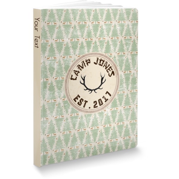 Custom Deer Softbound Notebook - 5.75" x 8" (Personalized)