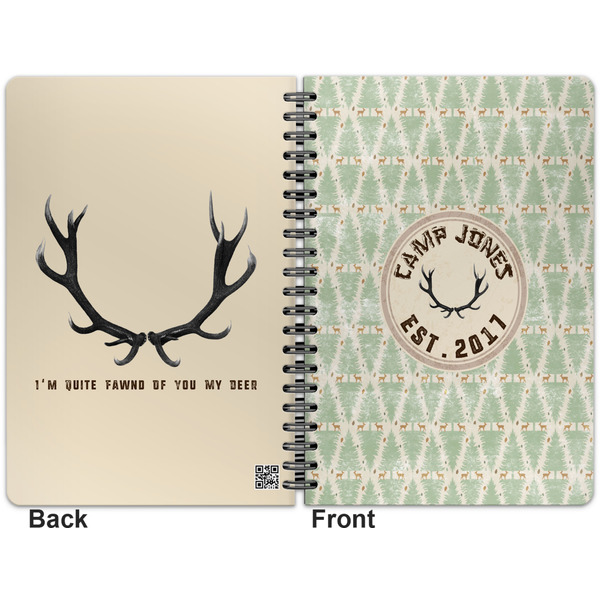 Deer Spiral Journal 7 x 10 - Apvl