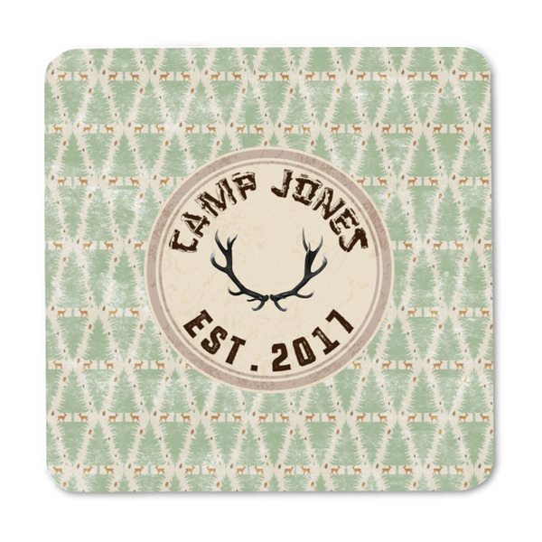 Deer Square Fridge Magnet - FRONT