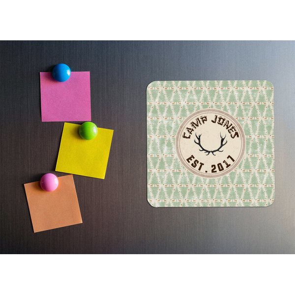 Deer Square Fridge Magnet - LIFESTYLE