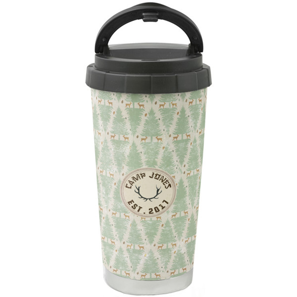 Custom Deer Stainless Steel Coffee Tumbler (Personalized)