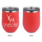 Deer Stainless Wine Tumblers - Coral - Single Sided - Approval