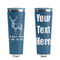 Deer Steel Blue RTIC Everyday Tumbler - 28 oz. - Front and Back