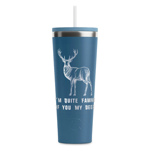 Custom Deer RTIC Everyday Tumbler with Straw - 28oz (Personalized)