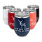 Deer Steel Wine Tumblers Multiple Colors