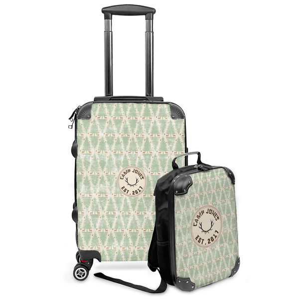 Custom Deer Kids 2-Piece Luggage Set - Suitcase & Backpack (Personalized)