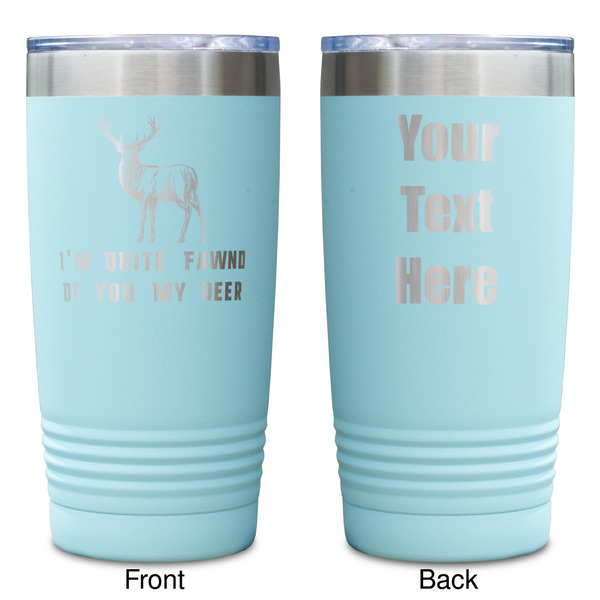 Deer Teal Polar Camel Tumbler - 20oz -Double Sided - Approval