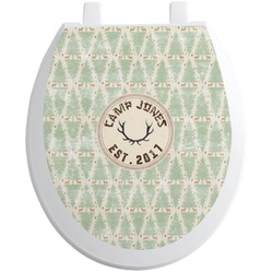 Deer Toilet Seat Decal (Personalized)