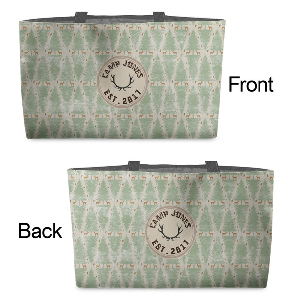 Deer Tote w/Black Handles - Front & Back Views