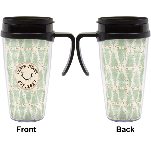 Deer Travel Mug with Black Handle - Approval