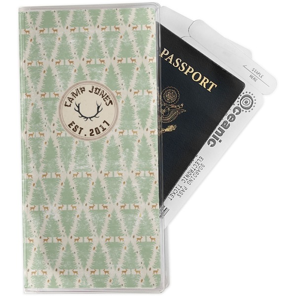Custom Deer Travel Document Holder