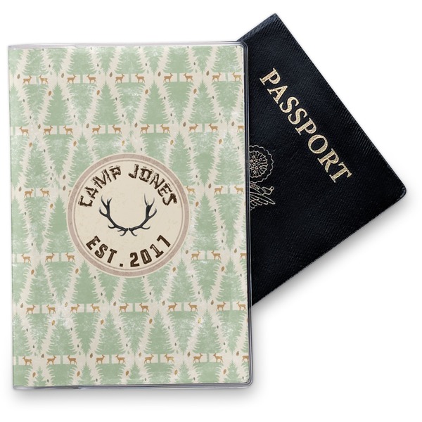 Custom Deer Vinyl Passport Holder (Personalized)