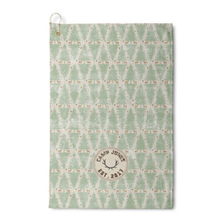 Deer Waffle Weave Golf Towel (Personalized)