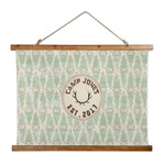 Deer Wall Hanging Tapestry - Wide (Personalized)