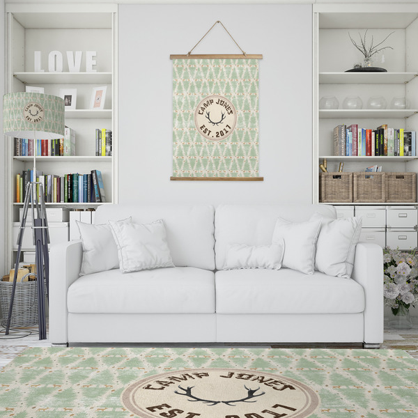 Deer Wall Hanging Tapestry - Portrait - IN CONTEXT