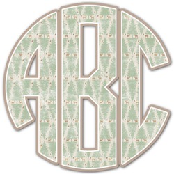 Deer Monogram Decal - Small (Personalized)