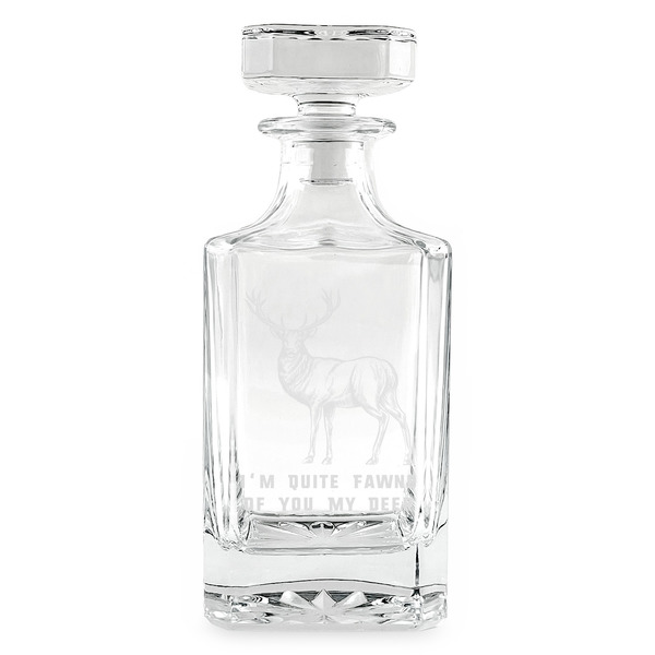 Deer Whiskey Decanter - 26oz Square - APPROVAL