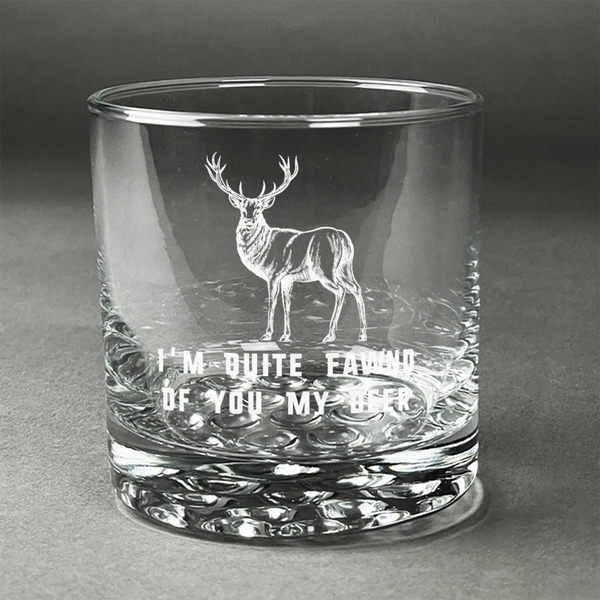 Custom Deer Whiskey Glass - Engraved (Personalized)