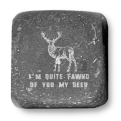 Deer Whiskey Stone Set - Set of 3 (Personalized)