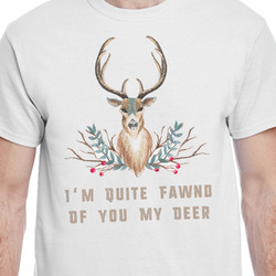 Deer T-Shirt - White - 2XL (Personalized)