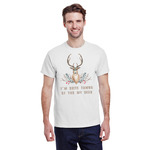 Deer T-Shirt - White - 3XL (Personalized)