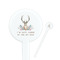 Deer Round Plastic Stir Sticks (Personalized)
