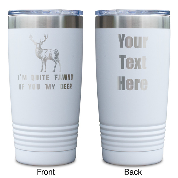Deer White Polar Camel Tumbler - 20oz - Double Sided - Approval