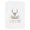 Deer White Treat Bag - Front View