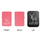 Deer Windproof Lighters - Pink, Single Sided, w Lid - APPROVAL