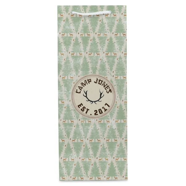 Deer Wine Gift Bag - Gloss - Front