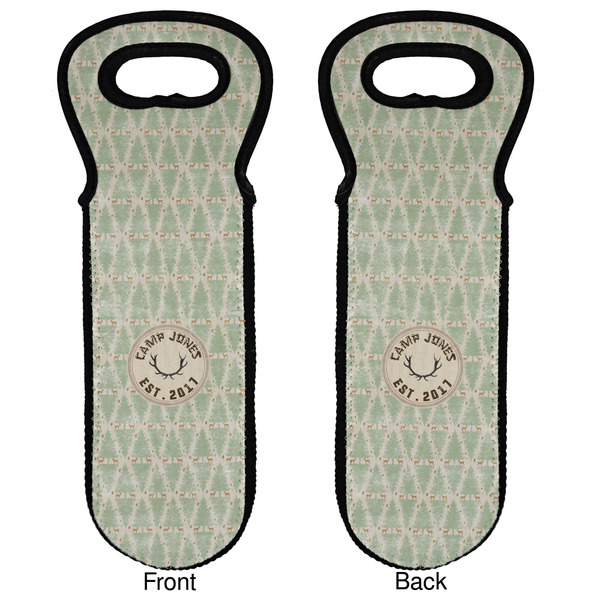Deer Wine Tote Front & Back