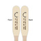 Deer Wooden Food Pick - Paddle - Double Sided - Front & Back