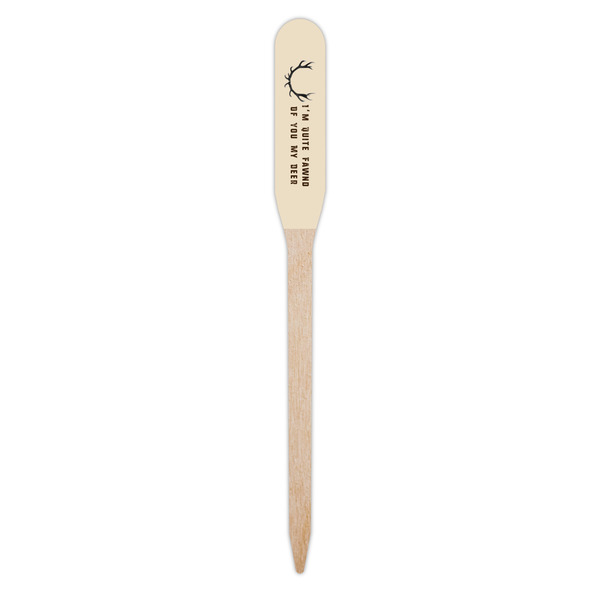 Deer Wooden Food Pick - Paddle - Single Pick