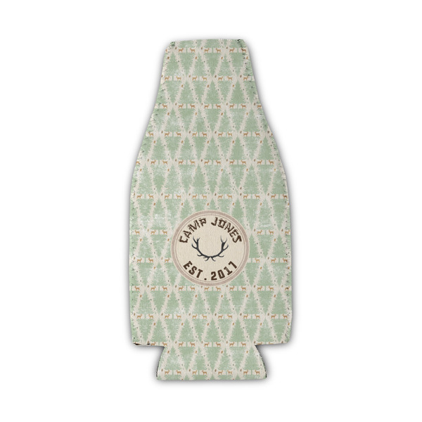 Deer Zipper Bottle Cooler - Set of 4 - FRONT