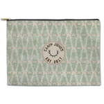 Deer Zipper Pouch - Large - 12.5"x8.5" (Personalized)