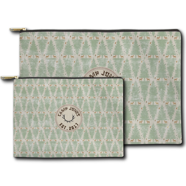 Deer Zippered Pouches - Size Comparison
