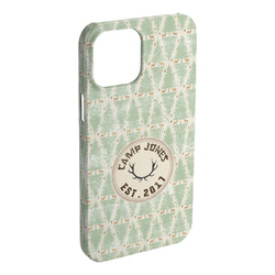Deer iPhone Case - Plastic - iPhone 15 Pro Max (Personalized)