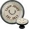 Deer Cabinet Knob (Black) (Personalized)