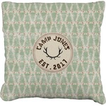 Deer Faux-Linen Throw Pillow 26" (Personalized)