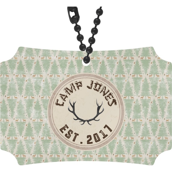 Custom Deer Rear View Mirror Ornament (Personalized)