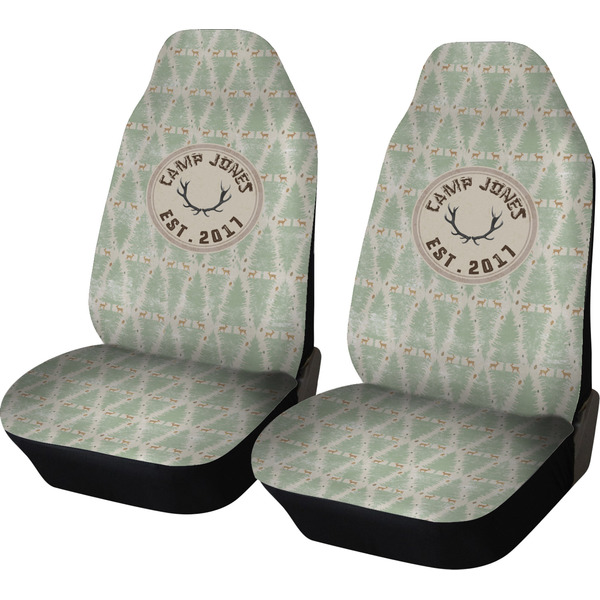 Custom Deer Car Seat Covers (Set of Two) (Personalized)