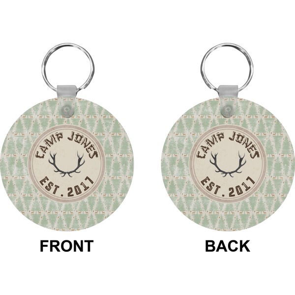 My Deer Circle Keychain (Front + Back)