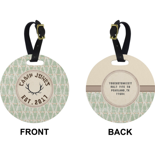 My Deer Circle Luggage Tag (Front + Back)